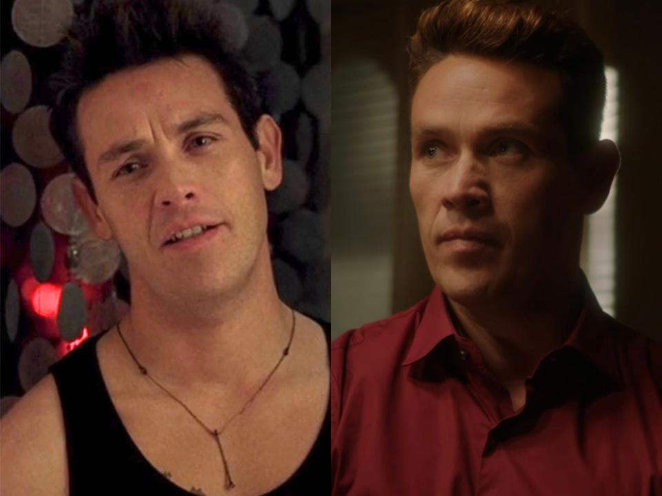 Left: Kevin Alejandro on season four of "True Blood." Right: Alejandro on season two of "Arrow."