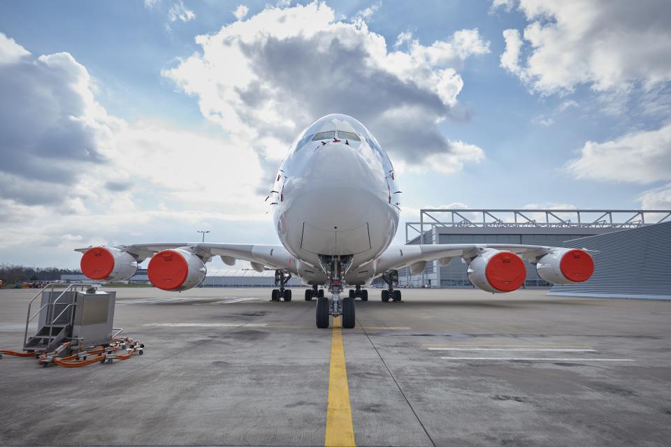 Lufthansa's Airbus A380.