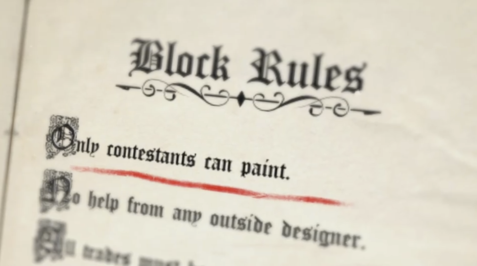 The Block bible rules