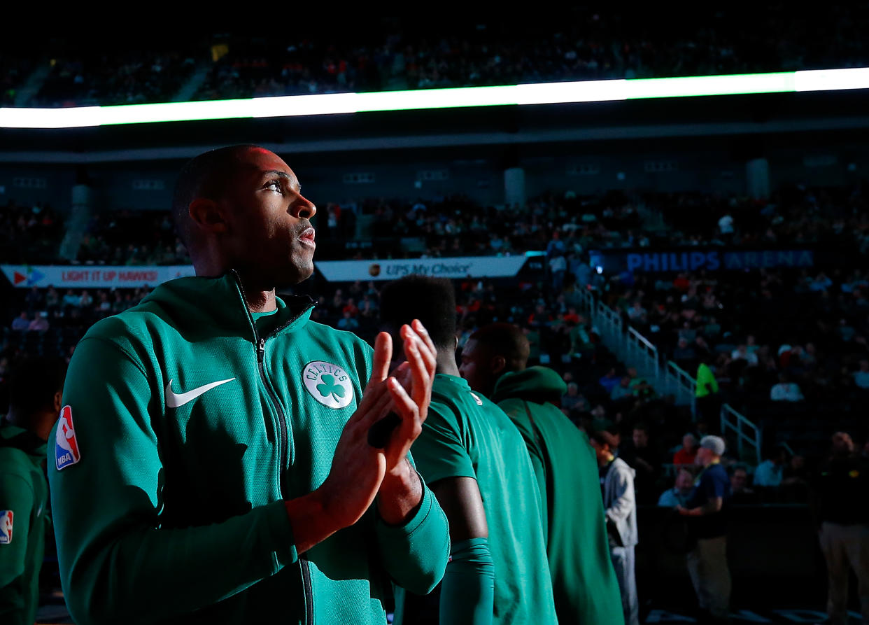 Al Horford’s strong start to the season has hit a scary speed bump. (Getty)