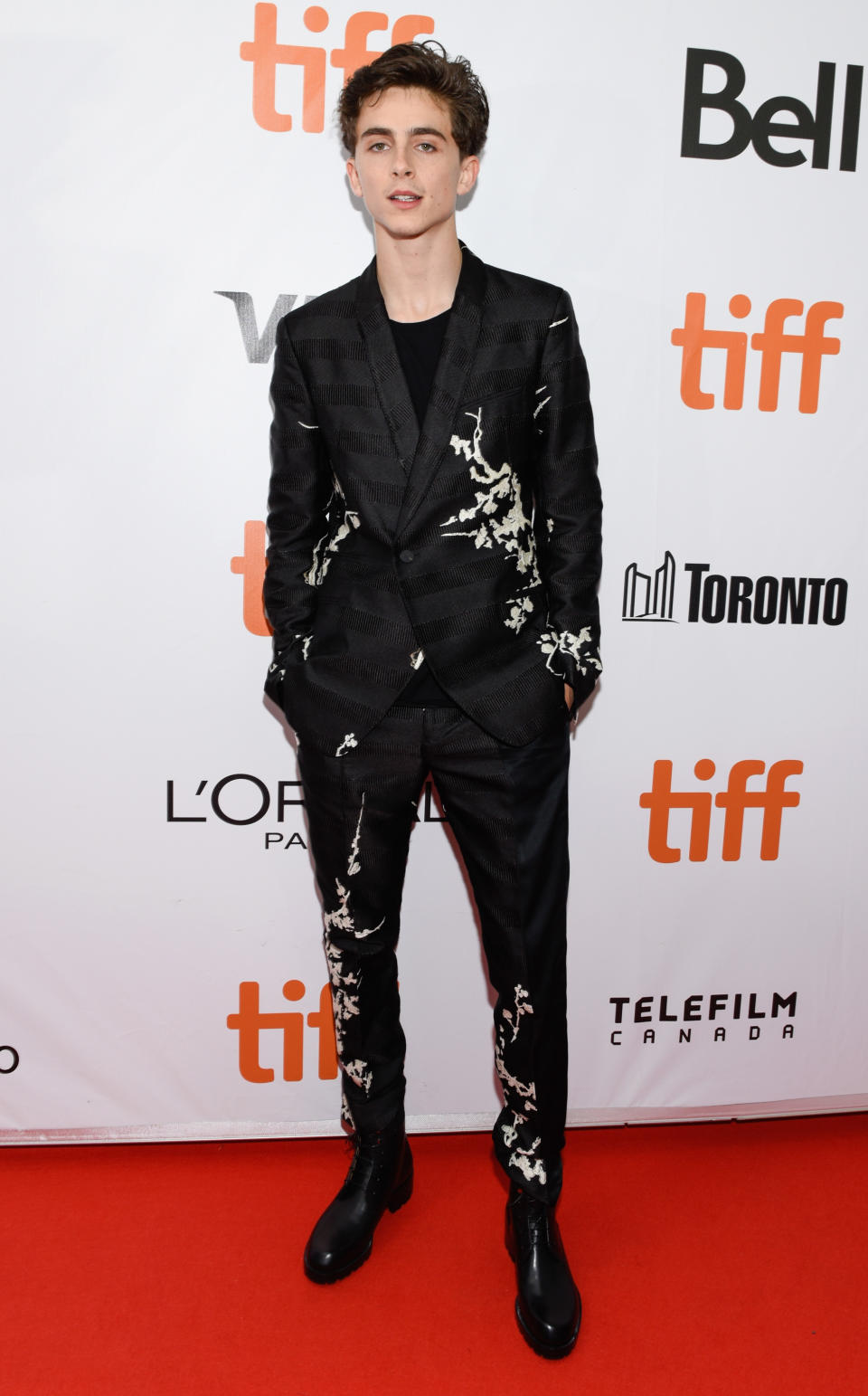 Timothée Chalamet at the 2018 Toronto International Film Festival