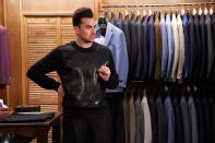 <p>Levy's series, <em>Schitt's Creek, </em>scored five Golden Globe nominations, including best TV musical or comedy series. As for Levy himself, he's nominated for best supporting actor for the first time for his role as David Rose. </p>