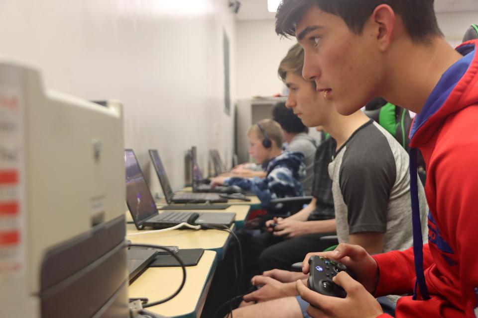 El Diamante High School's esports team competes against a few schools in a handful of games on Thursday, March 10.