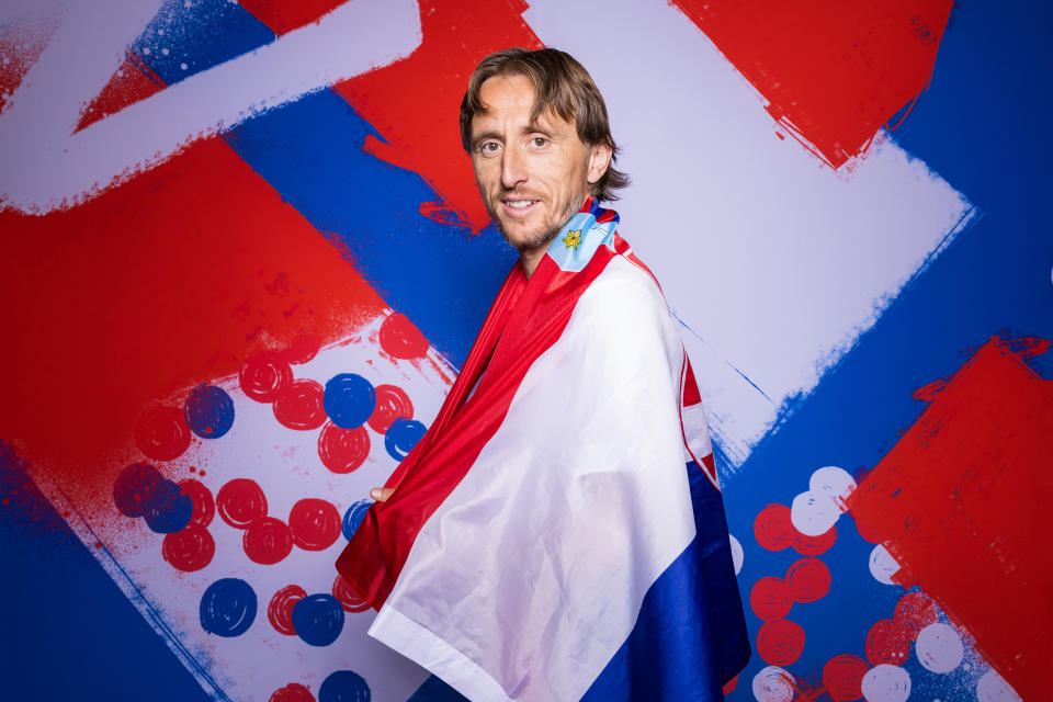 Luka Modric。(Photo by Vera Loitzsch - UEFA/UEFA via Getty Images)