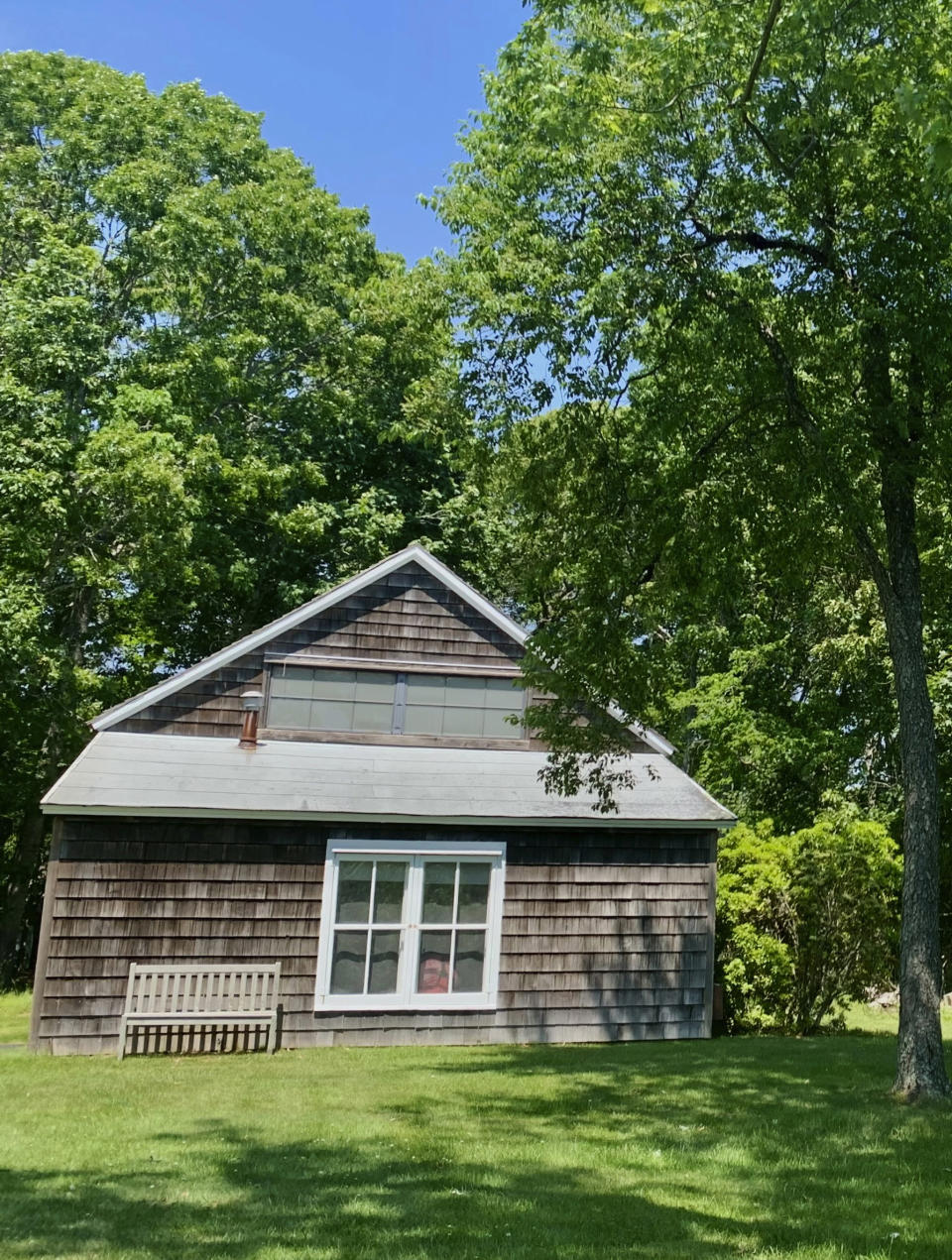 The exterior of American Abstract Expressionist Jackson Pollock's art studio appears at the Pollock-Krasner House and Study Center on Sunday, June 6, 2021, in The Springs, a hamlet in East Hampton, N.Y. Pollock and his wife, artist Lee Krasner, moved to the house in 1945 and converted the barn into an art studio. (AP Photo/Pamela Hassell)