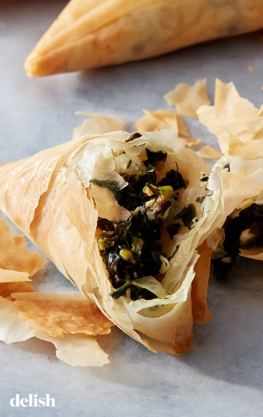 air fryer kale and feta hand pies