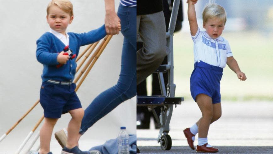 George and Charlotte look just like Wills and the Queen