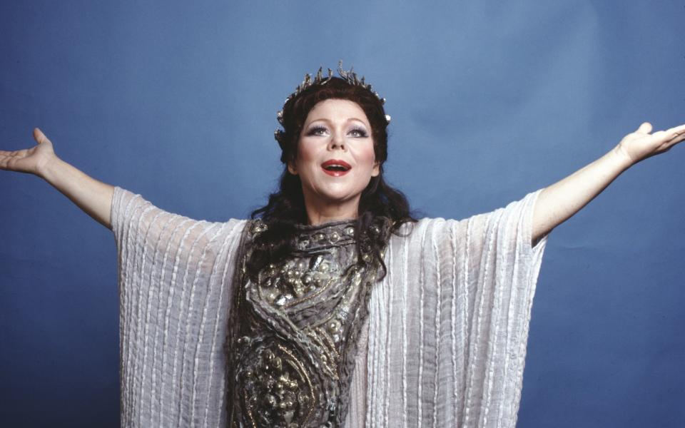 Renata Scotto in a production of Norma at the Metropolitan Opera, New York