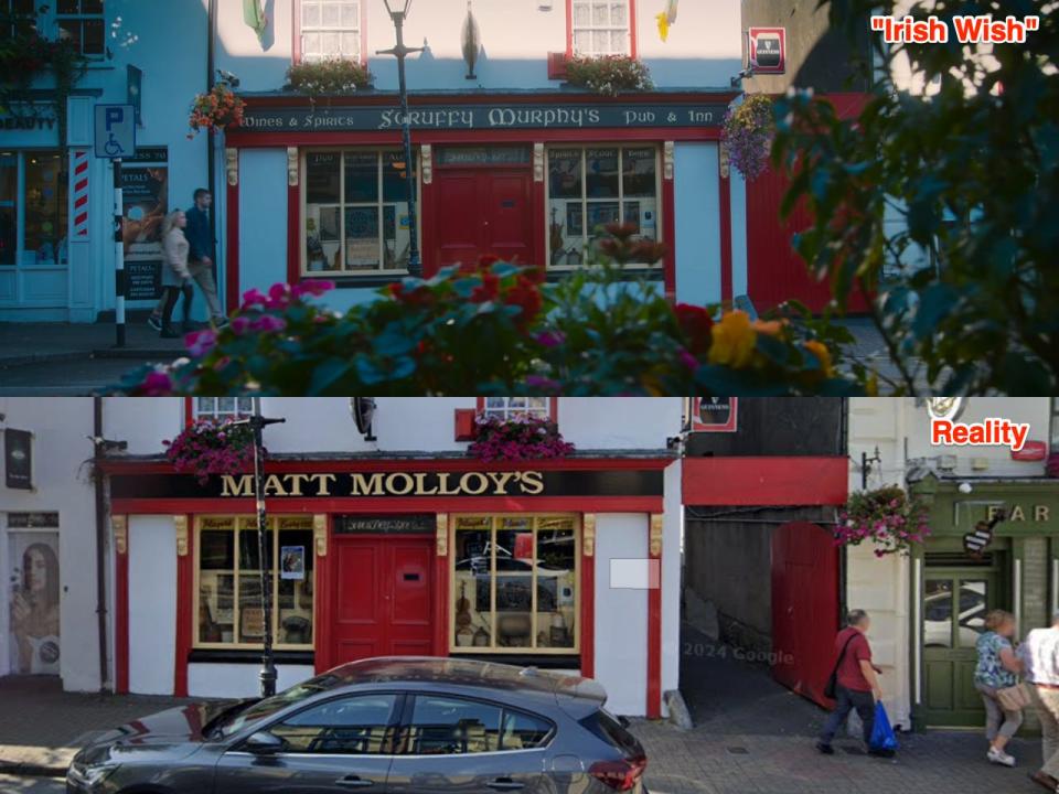 Scruffy Murphy's in "Irish Wish" and Matt Molloy's in Ireland.