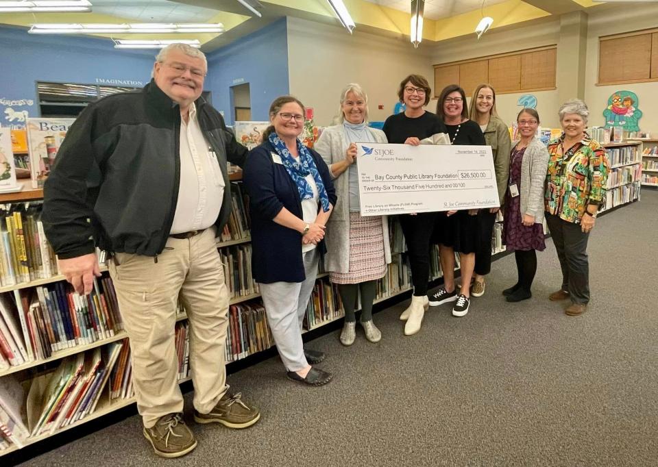 St. Joe Community Foundation grants $26K to benefit the Bay County Public Library Foundation.