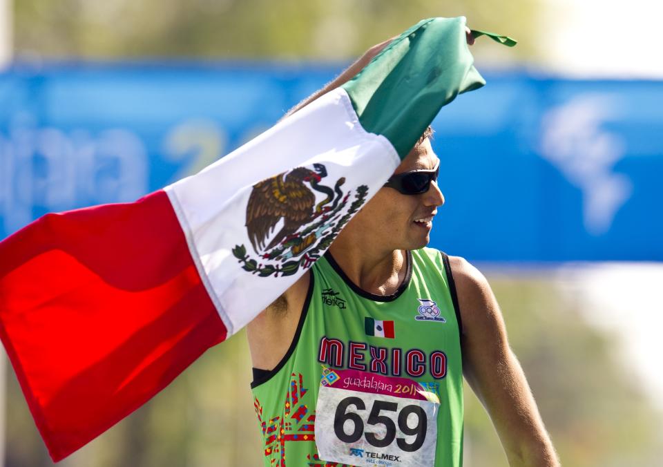 El mexicano Horacio Nava, medallista mundial de los 50 kilómetros marcha, anunció este lunes su retiro del deporte Foto: MARTIN BERNETTI/AFP via Getty Images