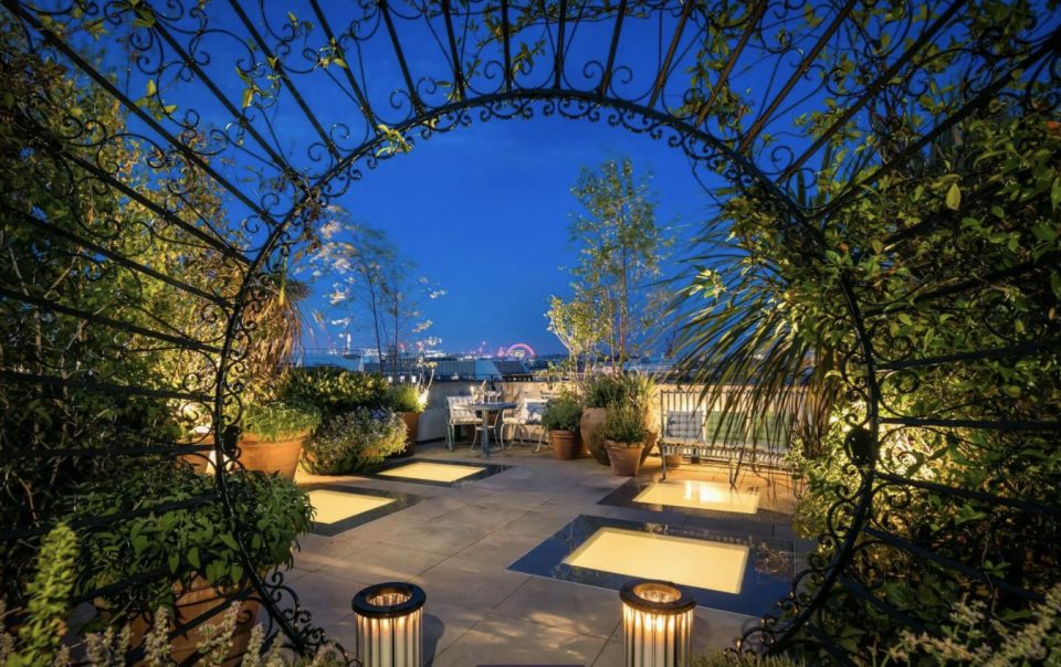 The terrace overlooks central London. Photo: Zoopla