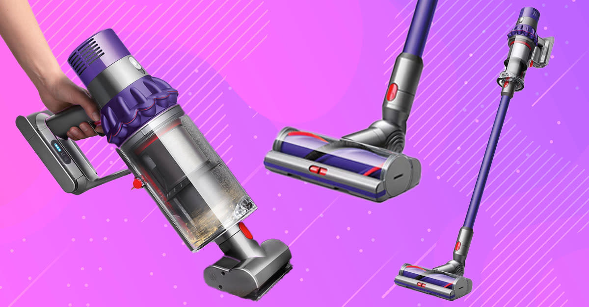 The  Dyson Cyclone V10 Animal is a cordless stick vac that converts into a handheld. (Photo: QVC)