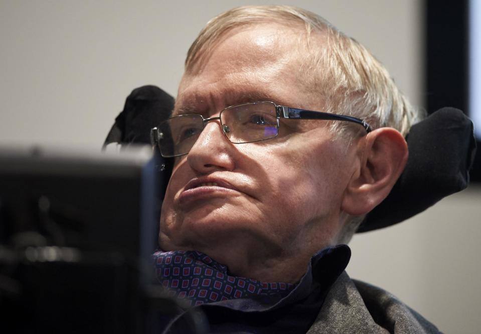 Shared knowledge: Stephen Hawking has shared his 1966 thesis on expanding universes for all to read: AFP/Getty Images