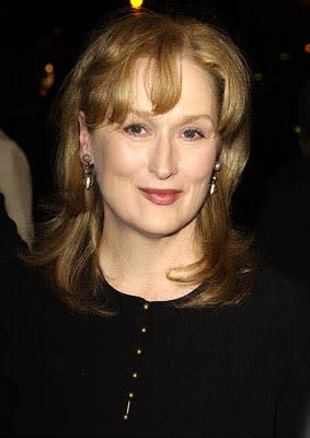 Meryl Streep at the LA premiere of Paramount Pictures and Miramax Films' The Hours