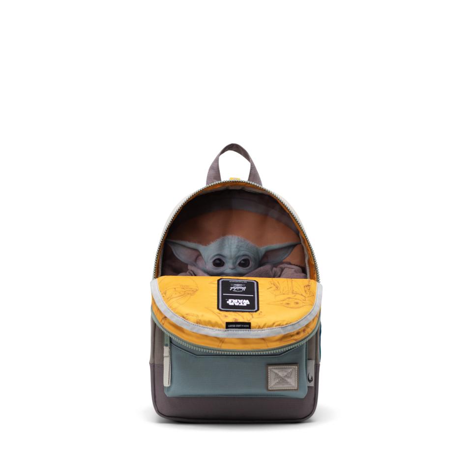 Among the Star Wars Day products available is this kids Mandalorian backpack ($59.99).