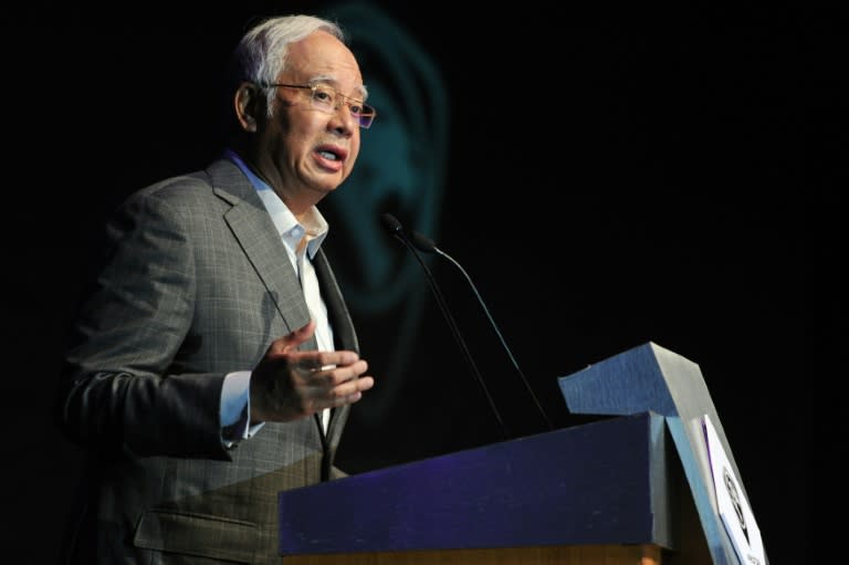 The results of the by-elections provided relief for Malaysia's Prime Minister Najib Razak, pictured on June 14, 2016, who has faced corruption allegations that emerged last year