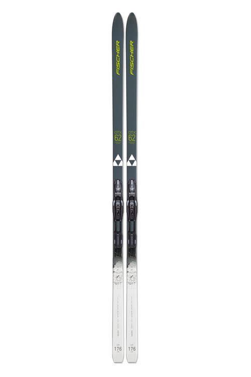 4) Adventure 62 Crown Xtralite Cross-Country Skis with TURNAMIC Bindings