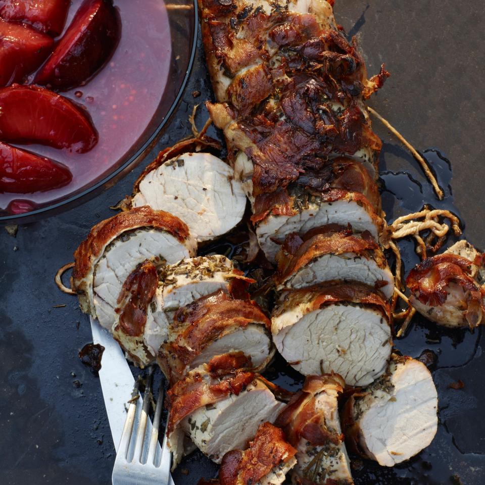 Pork Tenderloin with Plum Chutney