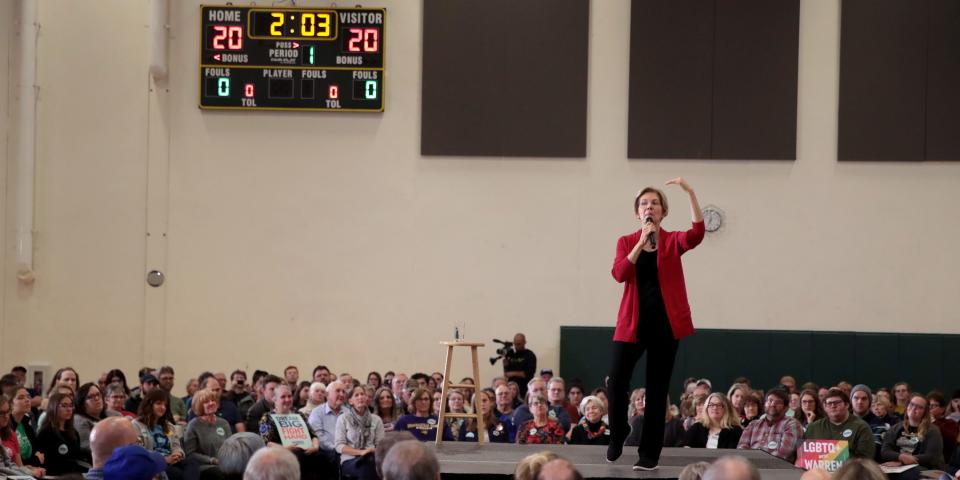 Elizabeth Warren in Iowa