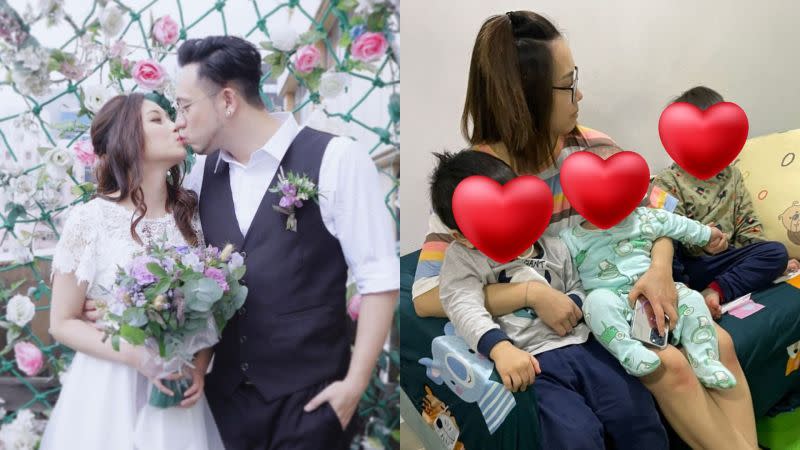 ▲世紀渣男張致恒的妻子雯雯崩潰發文，疑似發生婚變，準備離婚。（圖／翻攝自張致恒、雯雯IG）