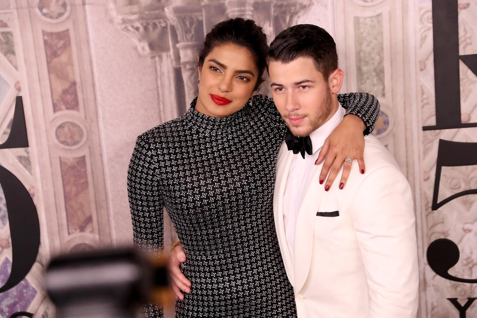 Priyanka Chopra and Nick Jonas, seen at New York Fashion Week earlier this month, are being trolled because of their age gap. (Photo: Rob Kim/Getty Images)