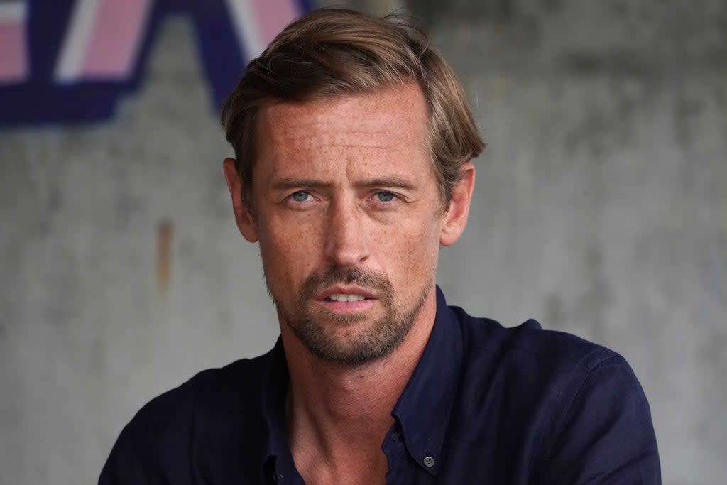 Peter Crouch has been hailed as a Eurovision hero (Kirsty O’Connor/PA) (PA Archive)