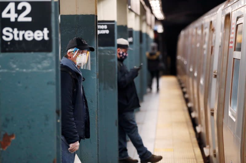 FILE PHOTO: The spread of the coronavirus disease (COVID-19) in New York