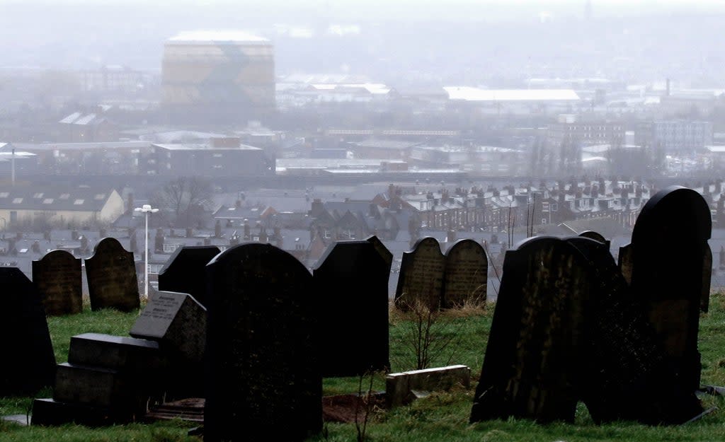 A cemetery close to Beeston in Leeds (John Giles/PA) (PA Archive)