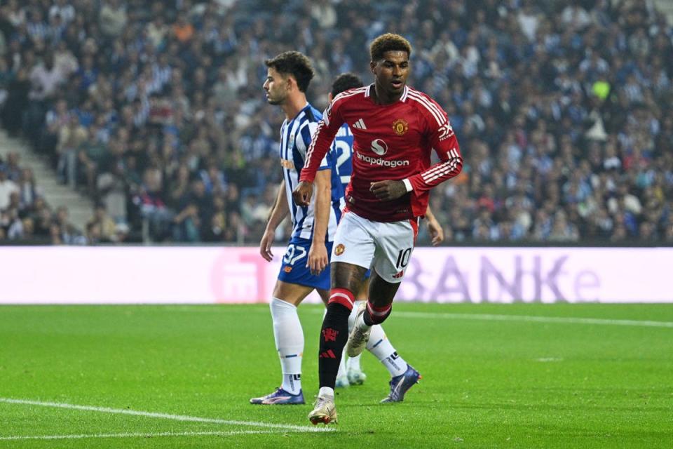 Rashford scored his 26th European goal for United  (Getty Images)