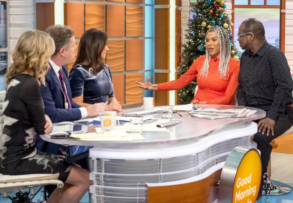 The debate got heated on Good Morning Britain, (Credit: REX)