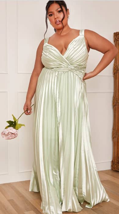 pleated-bridesmaid-dress