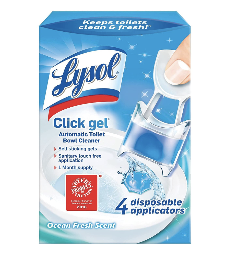 Lysol Click Gel Automatic Toilet Bowl Cleaner (Photo via Amazon)