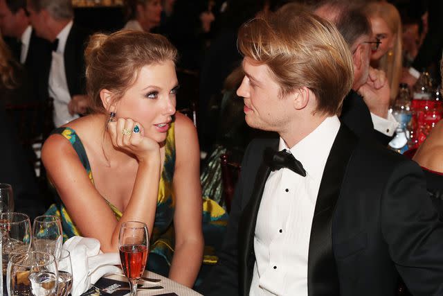 <p>Christopher Polk/NBC/NBCU Photo Bank</p> Taylor Swift and Joe Alwyn at the 2020 Golden Globes