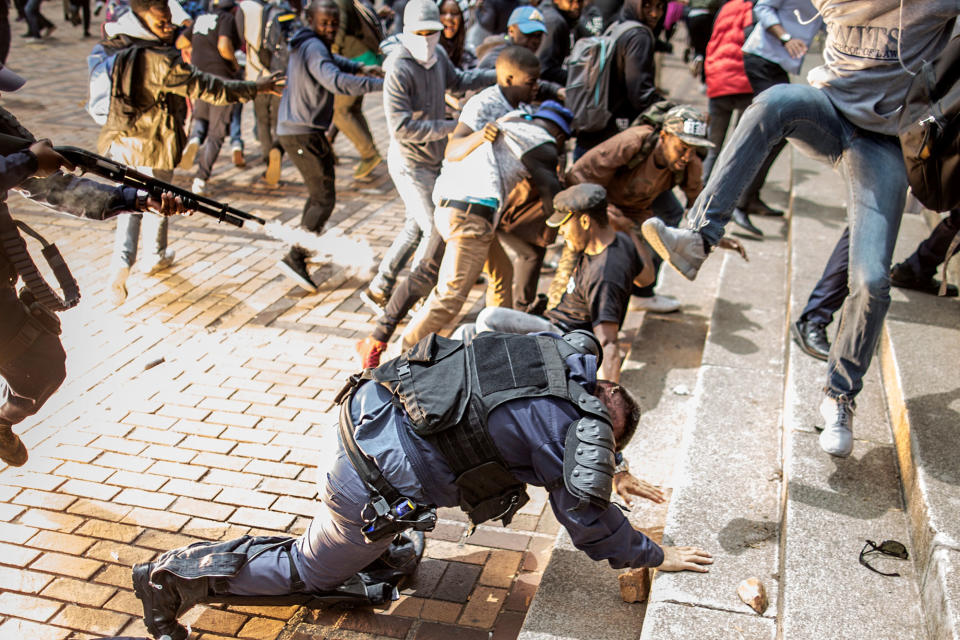 Demonstrations in Johannesburg