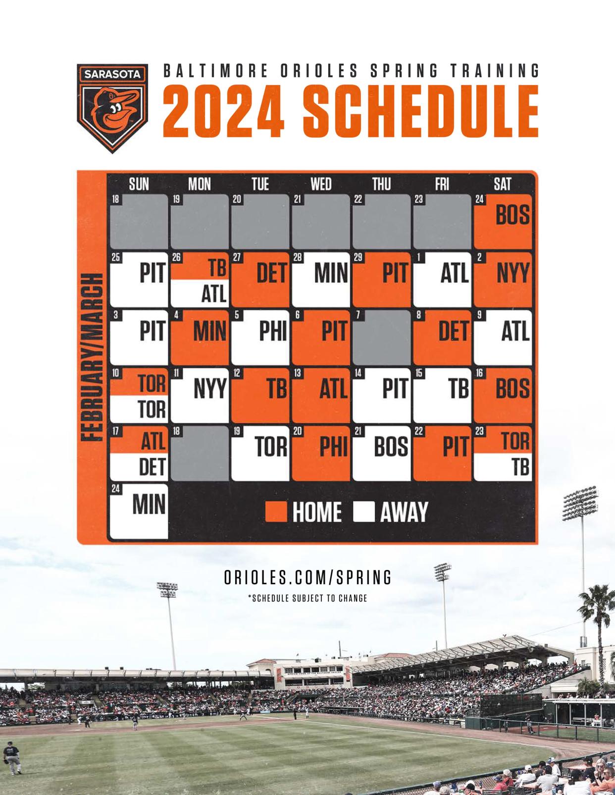 Spring training baseball 2024 What to know about the Rays, Orioles