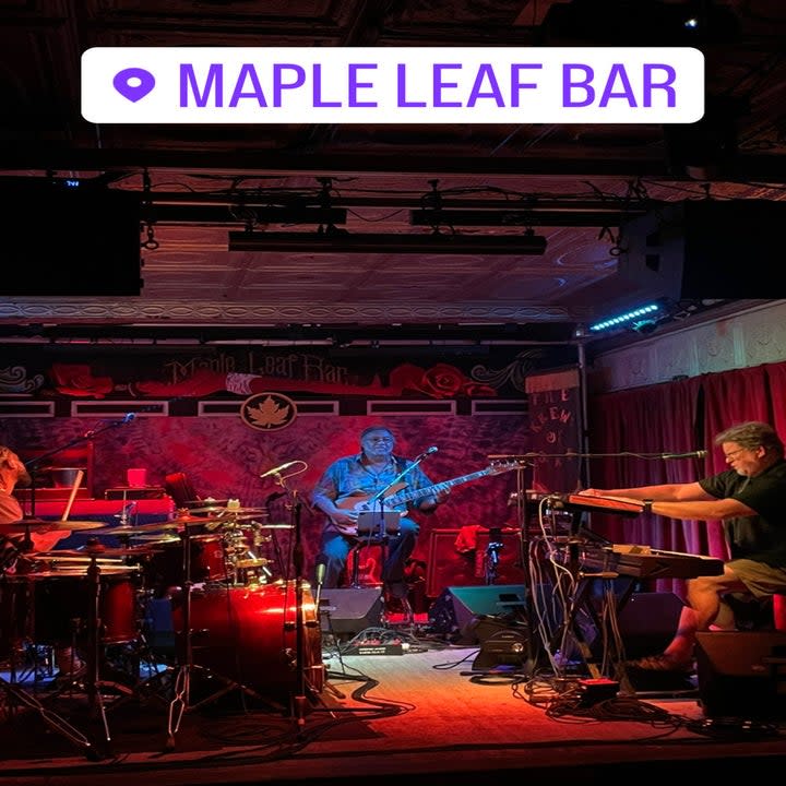 George Porter Jr. playing at the Maple Leaf
