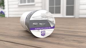 The makers of Trex® RainEscape® have introduced Trex® Seal™ Ledger Tape, an 11”-wide aluminum-lined butyl tape specifically engineered for use on the ledger board of a deck and is AAMA 711-13 compliant.