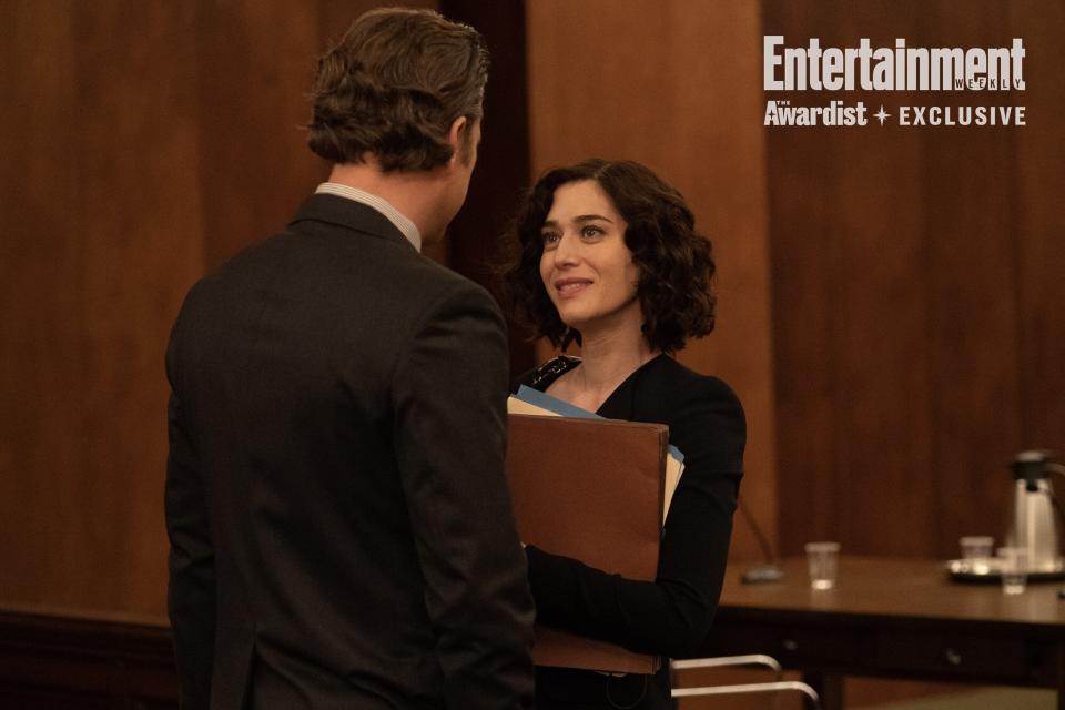 Joshua Jackson as Dan Gallagher and Lizzy Caplan as Alex Forrest in Fatal Attraction episode 2, season 1 streaming on Paramount+, 2023. Photo Credit: Monty Brinton/Paramount+