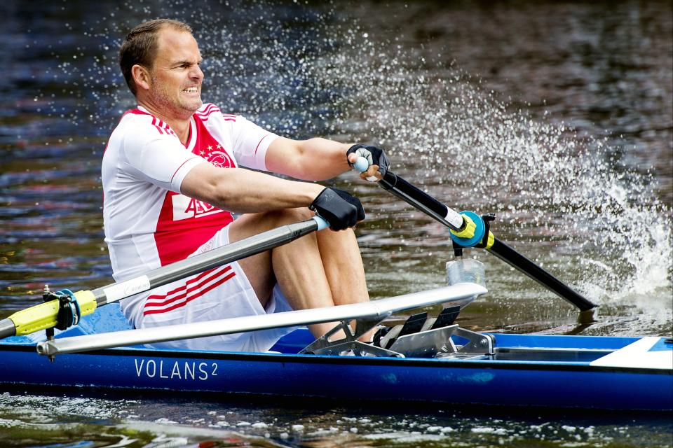 De Boer on the canals of Amsterdam in 2013 (AFP via Getty Images)