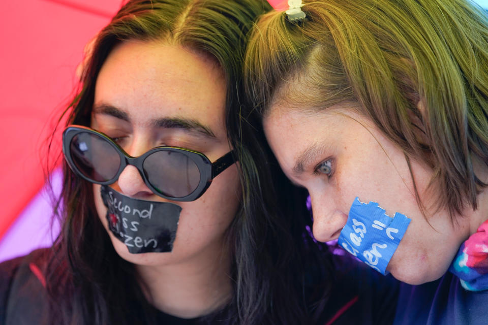 As the Supreme Court Overturns Roe v. Wade , Protests Erupt Around the Country: See the Photos