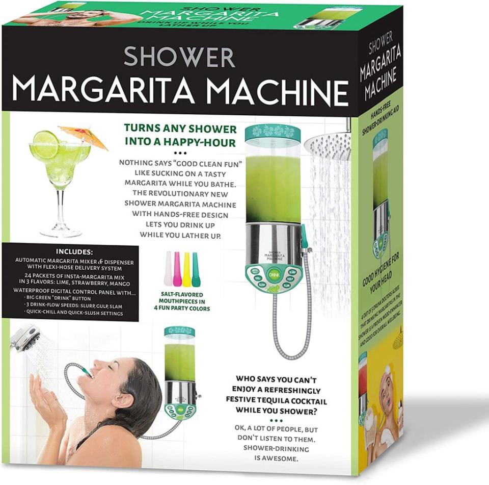 Credit: <a href="https://www.amazon.com/Shower-Margarita-Machine-Prank-Gift/dp/B07H9DS5JP?&linkCode=ll1&tag=intheknowsite-20&linkId=972b64cbf89ad48d956b1b774fbf6d81&language=en_US&ref_=as_li_ss_tl" rel="nofollow noopener" target="_blank" data-ylk="slk:Amazon;elm:context_link;itc:0;sec:content-canvas" class="link ">Amazon</a>