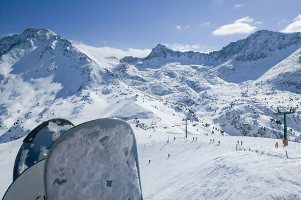 Mandatory Credit: Photo by Global Warming Images/REX (2005454a) The Andorran ski resort of Soldeu VARIOUS  