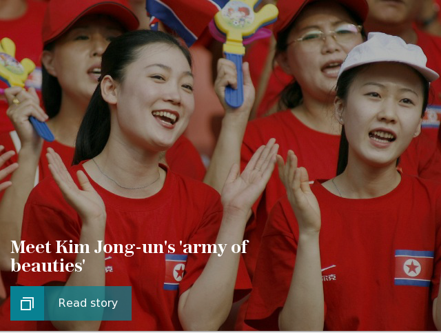 Meet Kim Jong-un's 'army of beauties'