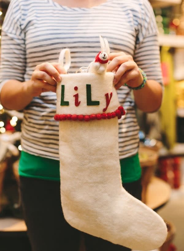 Monogrammed Stockings