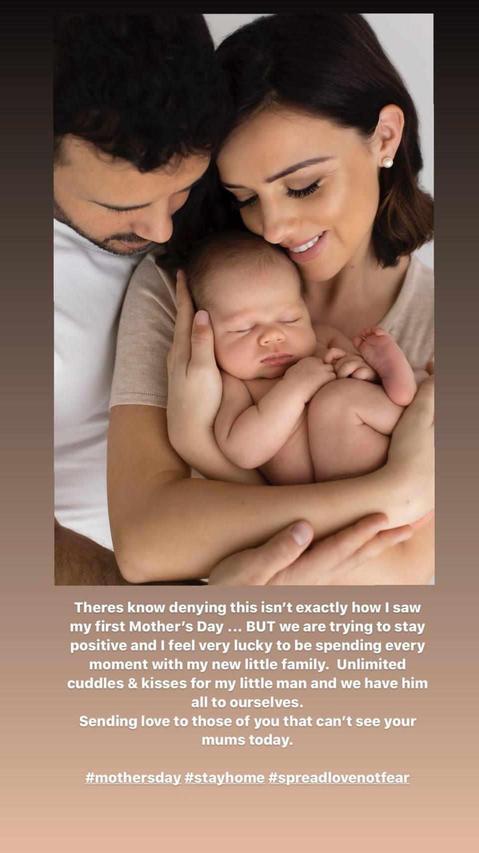 Lucy Mecklenburgh, her fiance Ryan Thomas and their son Roman (@lucymeck1/Instagram)