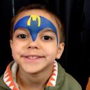 <p>Add this simple two-color mask to finish your little Batman or Batgirl’s disguise.<br><br><em><a href="http://www.justplaincrazyfaceart.com/" rel="nofollow noopener" target="_blank" data-ylk="slk:See more at Just Plain Crazy Face Art »;elm:context_link;itc:0;sec:content-canvas" class="link ">See more at Just Plain Crazy Face Art »</a></em><br></p>