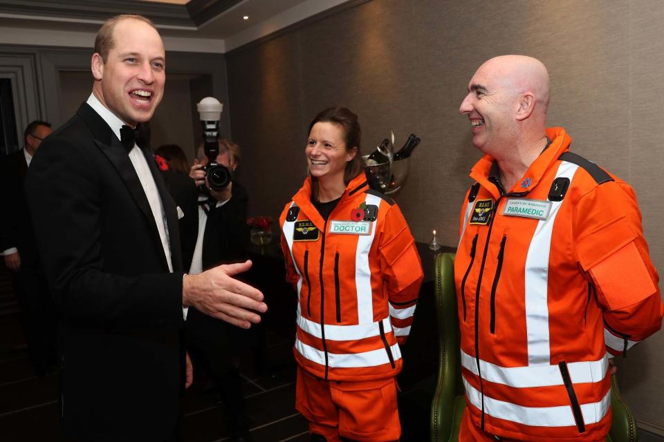 Prince William at London's Air Ambulance gala at Rosewood London on Thursday (Chris Jackson)