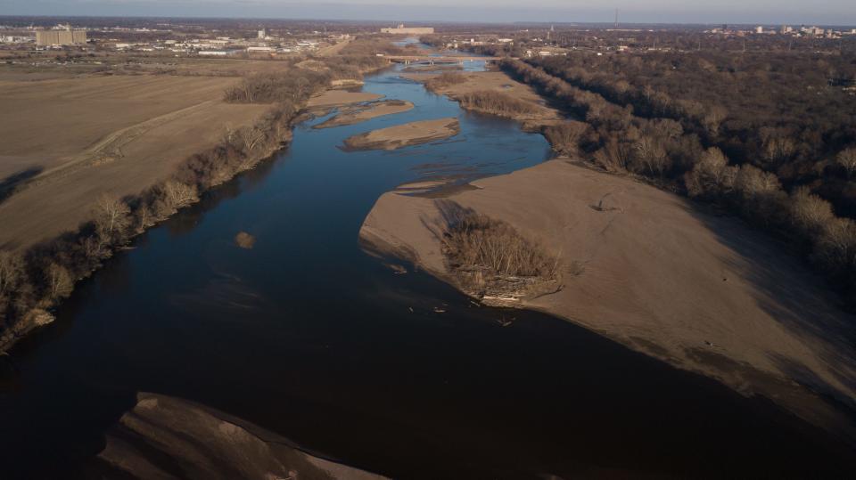 Topeka officials would like to see development of the Kansas River, saying Topeka is the only capital city in the United States without a active riverfront.