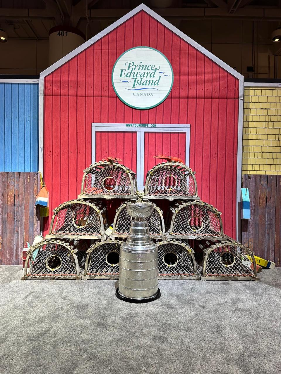 Tourism P.E.I.'s booth at the 2024 NHL Fan Fair during All-Star weekend in Toronto.